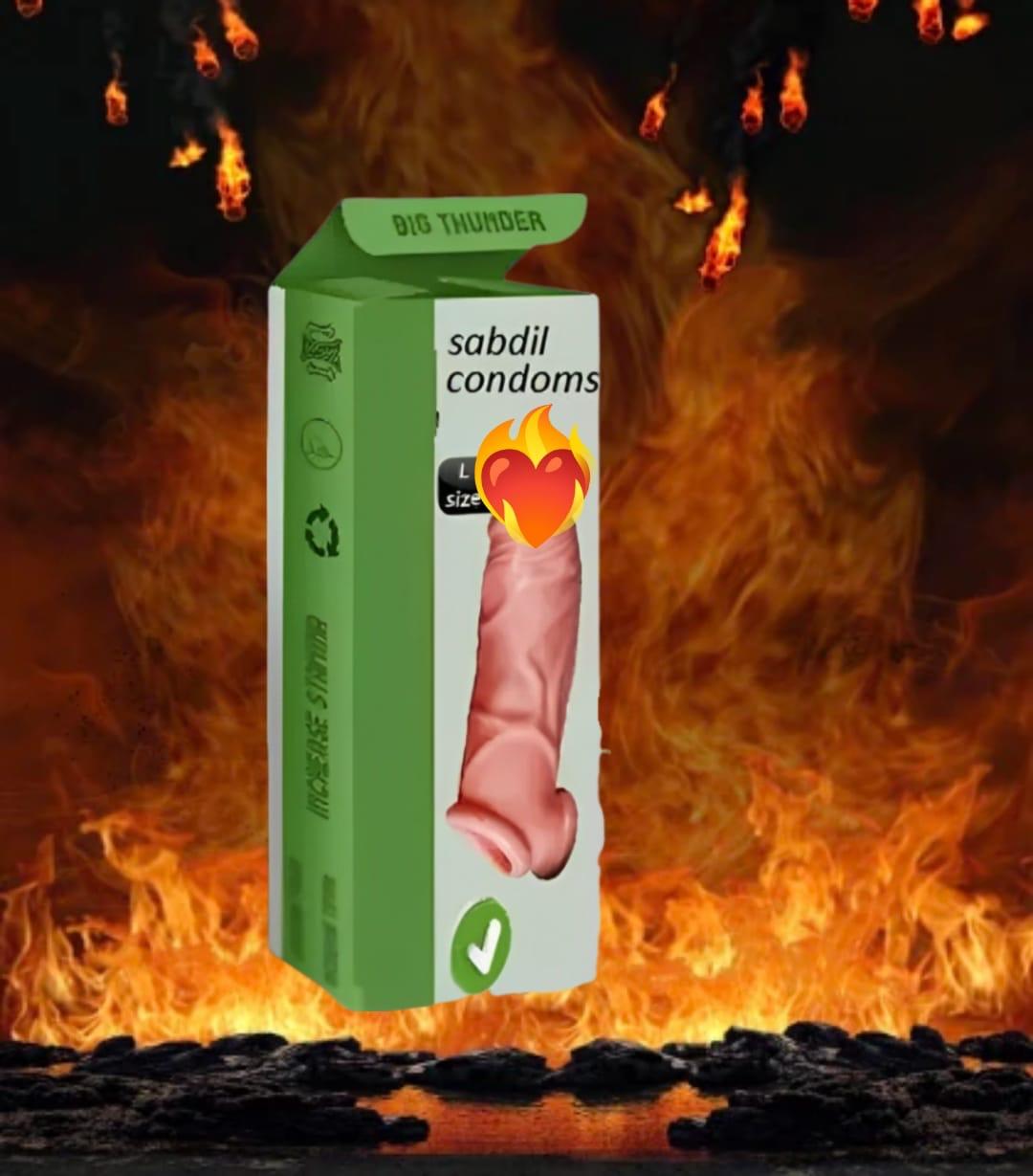 Dragon Condom Silicon 7 Inch